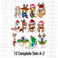 Christmas Toy Inspired Alphabet - Alpha Pack - Alphabet Clipart - Instant Download  - Alpha Pack