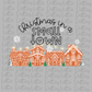 Christmas In A Small Town Gingerbread PNG- Digital Download