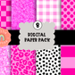 Pink Digital Paper PNG - Digital Paper Sublimation - Digital Download