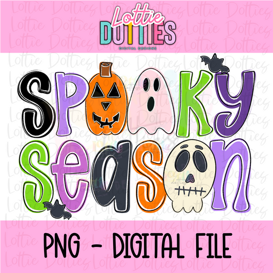 Spooky Season Fun PNG - Spooky Sublimation - Digital Download