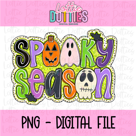 Spooky Season Dottie PNG - Dottie Sublimation - Digital Download