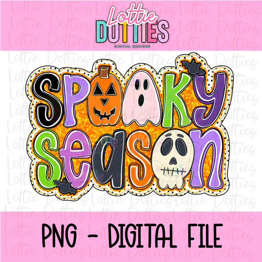 Spooky Season Dottie PNG - Dottie Sublimation - Digital Download