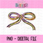 Halloween Bow PNG - Spooky Sublimation - Digital Download