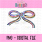Halloween Bow PNG -  Fun & Spooky Sublimation - Digital Download