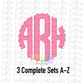 Fairy Dots Alpha- Alphabet Clipart - Instant Download  - Alpha Pack