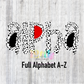 Dalmatian Alpha Pack - Alphabet Clipart - Instant Download  - Alpha Pack