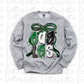 Eagles PNG - Eagles bow design - Digital Download - coquette design - Green and Black Eagles