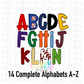 Baseball Alpha Pack - Alphabet Clipart - Instant Download  - Alpha Pack