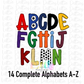 Soccer Alpha Pack - Alphabet Clipart - Instant Download  - Alpha Pack