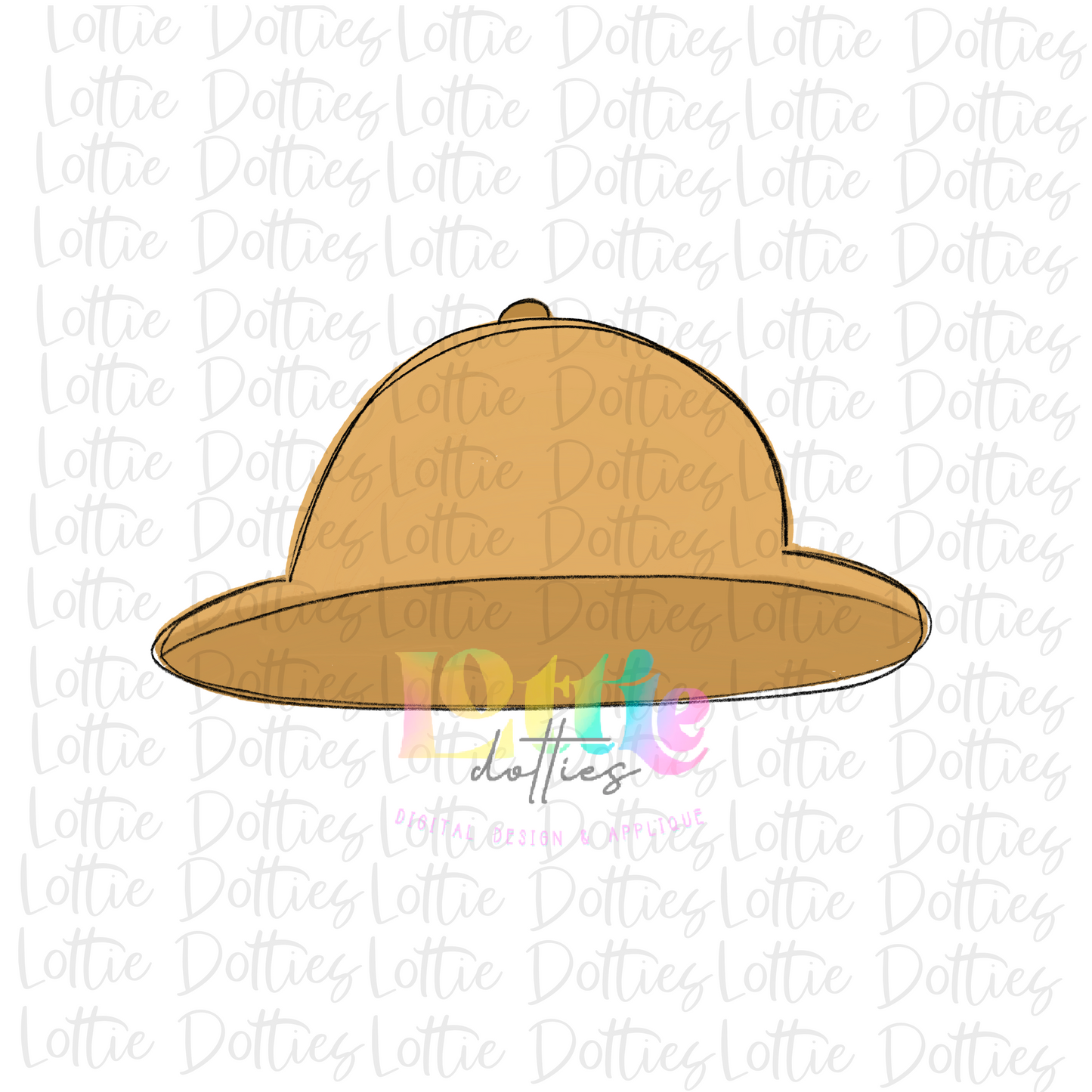 Safari Hat - Alphabet Clipart - Instant Download