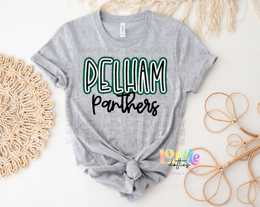 Pelham Panthers PNG - sublimation design - Digital Download