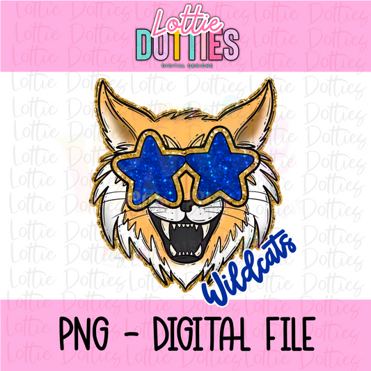 Wildcats  PNG - Wildcats sublimation design - Digital Download - Royal Leo