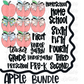 Apple Bundle PNG - Back To School - Sublimation - Digital Download