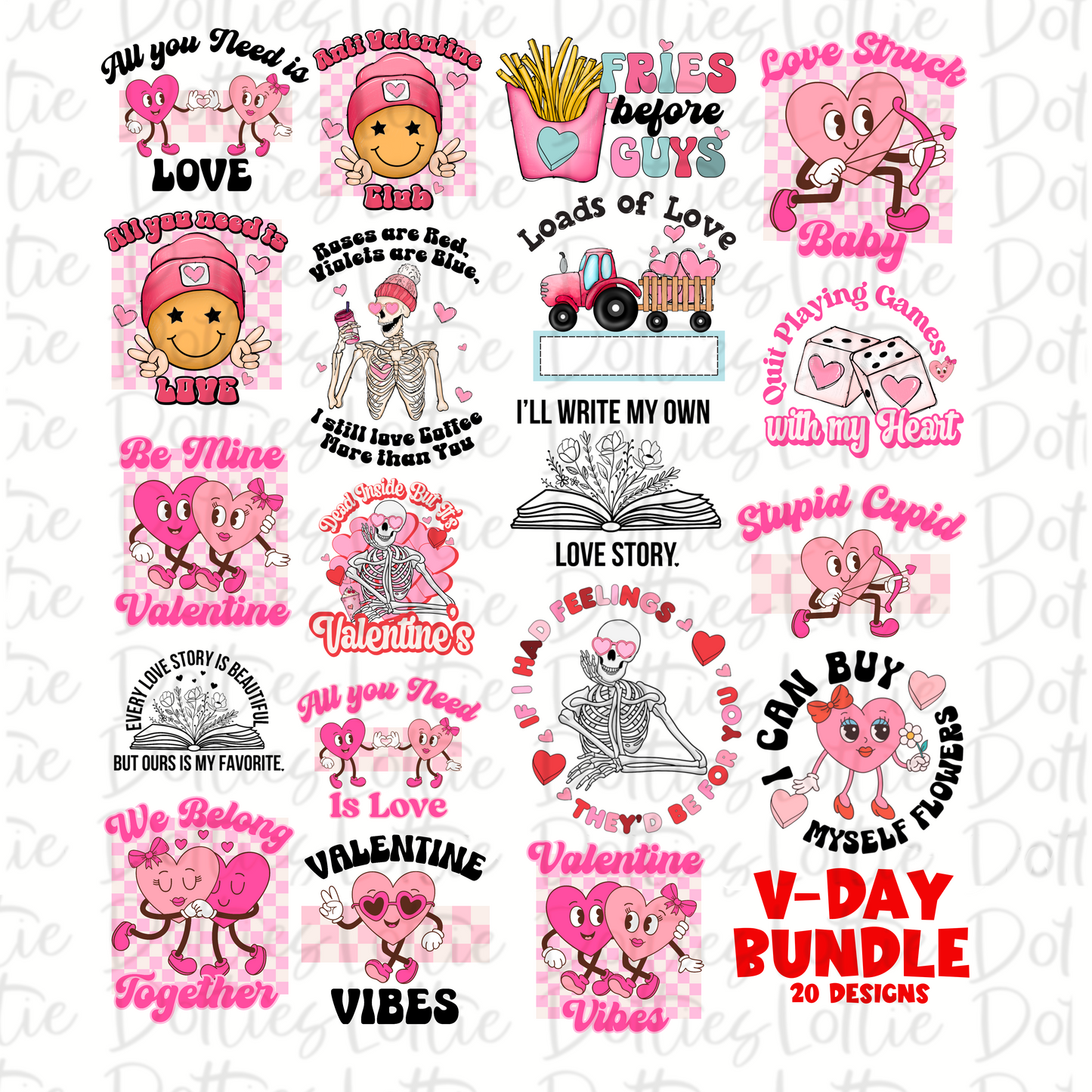 Valentines Bundle - Valentine’s Day Sublimation-Digital Download