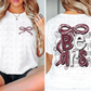 Bears PNG - Bears  sublimation design - Digital Download - Maroon - Bears Bow Design