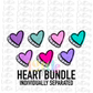 Heart Bundle - Heart Clipart - Instant Download - Made to Match