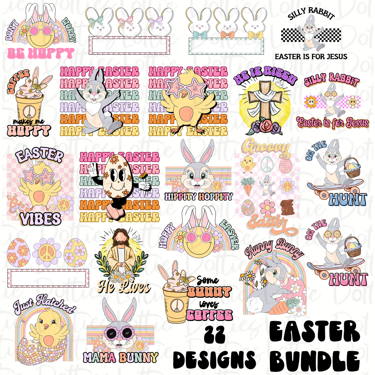 Easter Bundle Png - Easter Designs - Easter