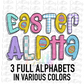 Easter Alphabet - Alpha Pack - Alphabet Clipart - Instant Download