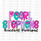 Pearl Stephens Elementary Assistant Principal PNG - Westside Elementary Sublimation - Digital Download