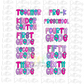 Heart Grade Bundle PNG - Back To School - Sublimation - Digital Download