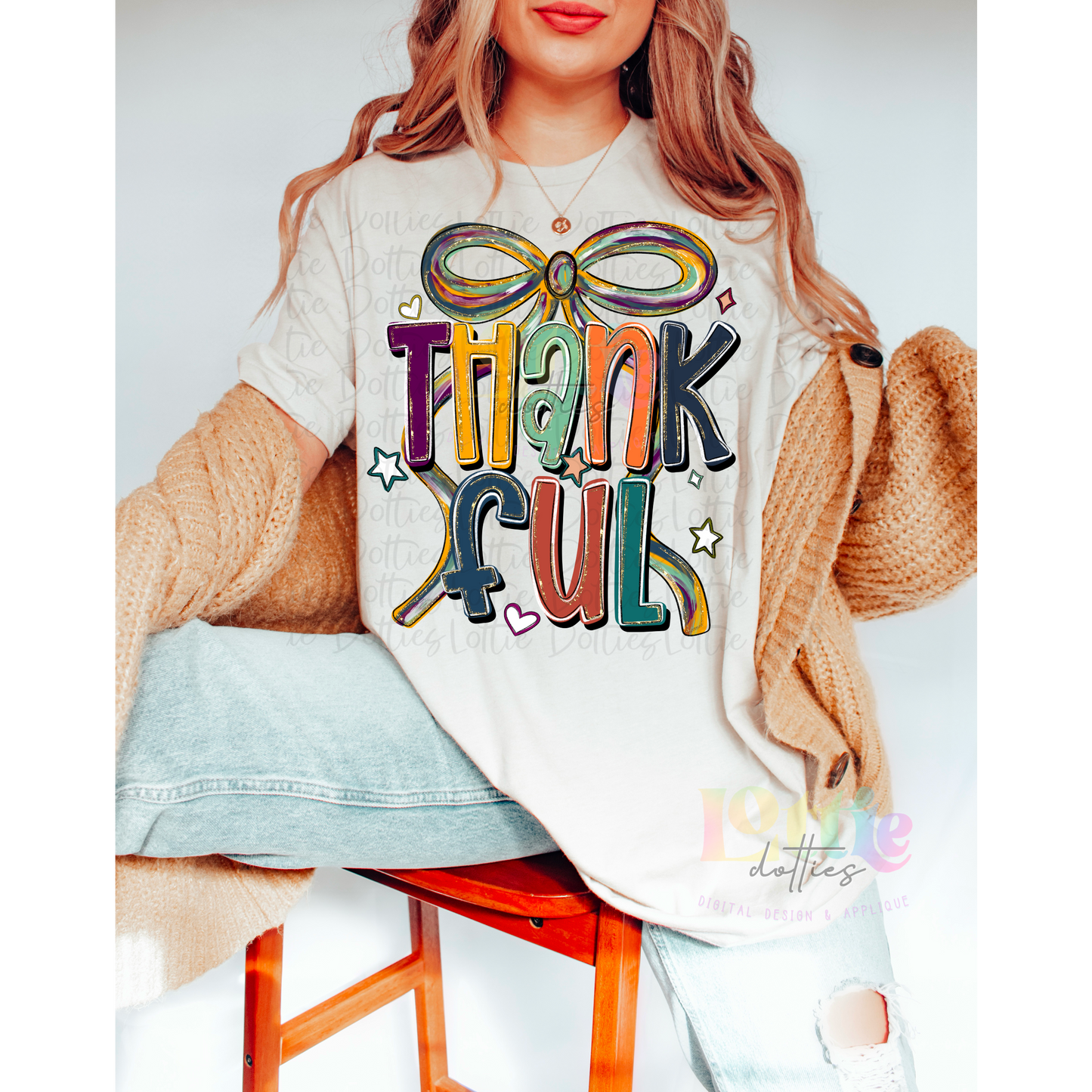 Thankful  Png - Thanksgiving Design- Digital Download - Fall Png