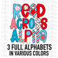 Read Across America Alphabet - Alpha Pack - Alphabet Clipart - Instant Download  - Alpha Pack