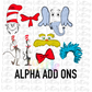 Read Across America Add on Pack - Alphabet Clipart - Instant Download  - Alpha Pack add ons