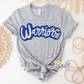 Warriors- royal blue - PNG - sublimation design - Digital Download - fa team dot