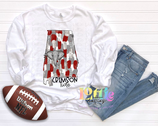 Alabama PNG |  Alabama State Design | Digital Download