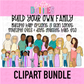 Family Clipart Pack - Build your own family clipart set