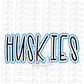 Huskies - PNG - sublimation design - Digital Download