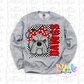Bulldogs Png - Bulldogs Red and Black Design - Team spirit design - Digital Download - Bow