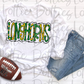 Longhorns  Png  - Longhorns  Sublimation- Digital Download - Green and Gold