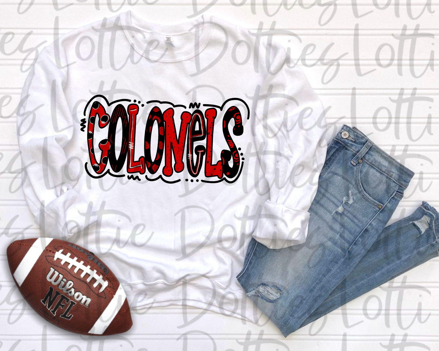 Colonels PNG - Colonels Sublimation Design - Digital Download - Red and Black
