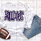 Bulldogs PNG - Bulldogs Sublimation Design - Digital Download- Purple and White