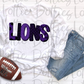 Lions PNG - Lions Sublimation Design - Digital Download - Purple and Black