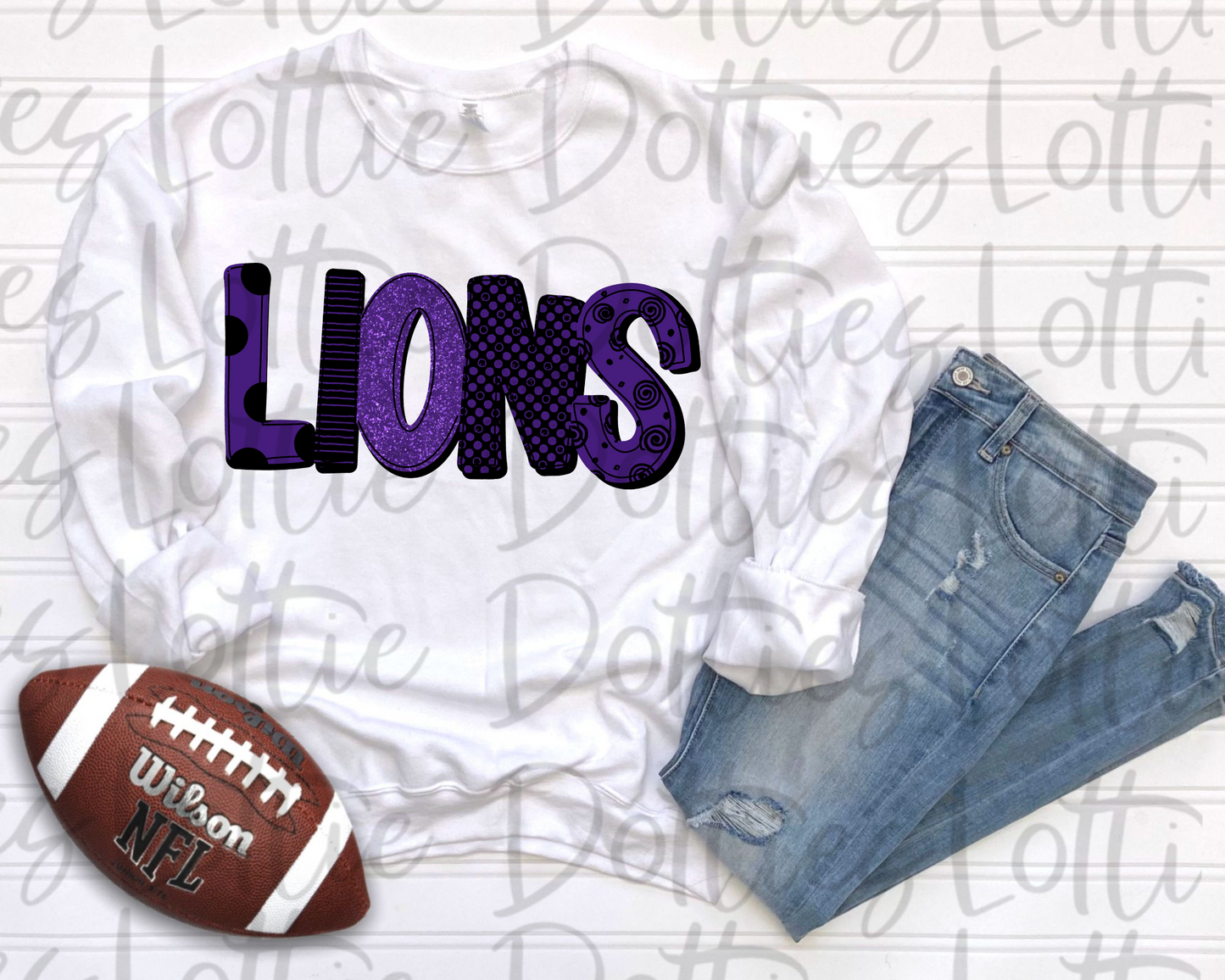 Lions PNG - Lions Sublimation Design - Digital Download - Purple and Black