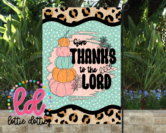 Give Thanks to the Lord Png - Flag Sublimation Design- Digital Download