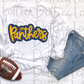 Panthers  PNG - Panthers Sublimation  - Digital Download - Navy and Gold