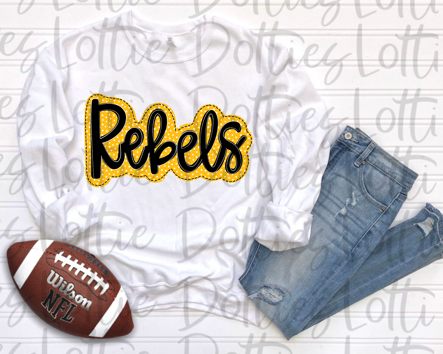 Rebels PNG - Instant Download - Digital Download - Rebels Sublimation Design - Gold and Black