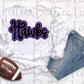 Hawks PNG - Hawks Sublimation - Digital Download - Purple and Black