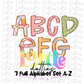 Fall alpha - 7 Full Alphabets - Alphabet Clipart - Instant Download  - Alpha Pack