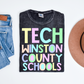 Tech Winston County Schools PNG - Winston County School - Digital Download - Pastel