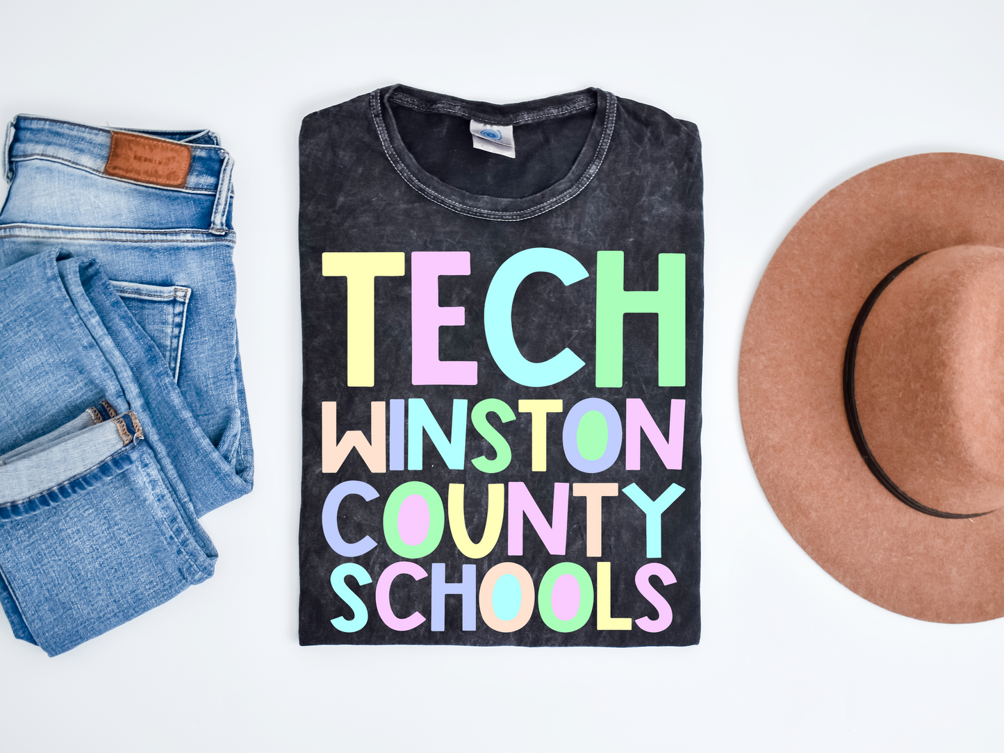 Tech Winston County Schools PNG - Winston County School - Digital Download - Pastel