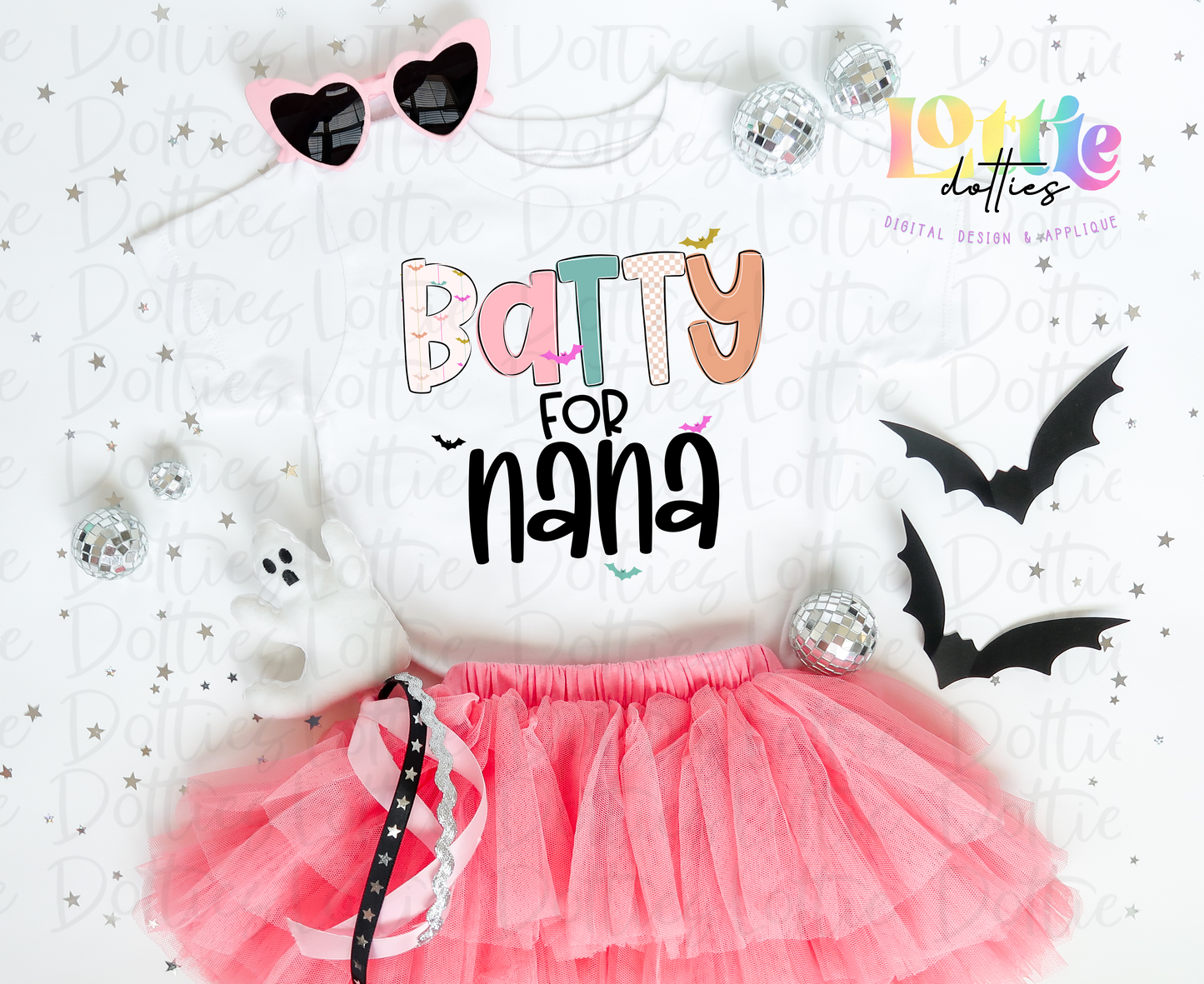 Batty PNG- Halloween Design Sublimation - Digital Download