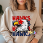 Hawks PNG   - Instant Download - Digital Download - Sublimation Design