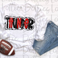 Thunder png - Thunder Sublimation - Digital Download - Black and Red Rhinestone