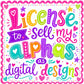 License for commercial use of my alphas as digital files