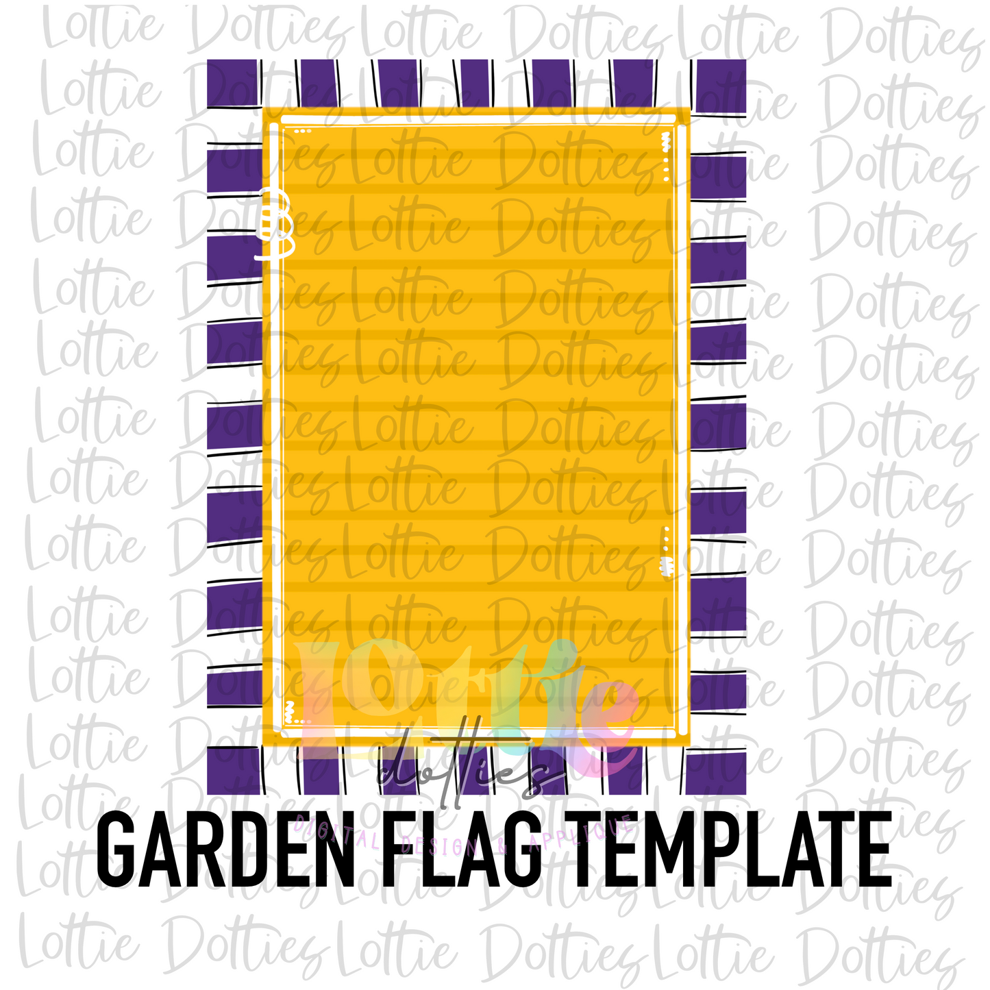 Blank Flag - PNG - Blank  - Sublimation - Digital Download - Purple and Gold