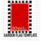 Blank Flag - PNG - Blank  - Sublimation - Digital Download - Red and Black